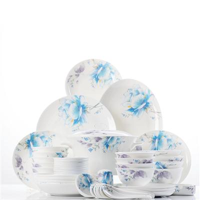 自慰操逼网站48头聆听花开骨瓷礼品餐具套装